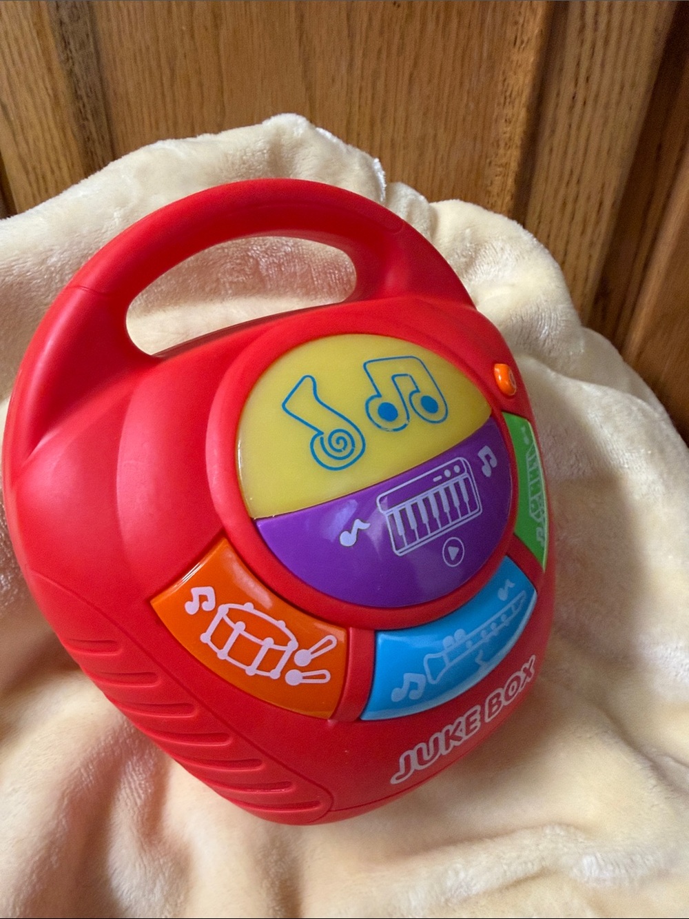 Red Juke Box Musical Learning Toy by